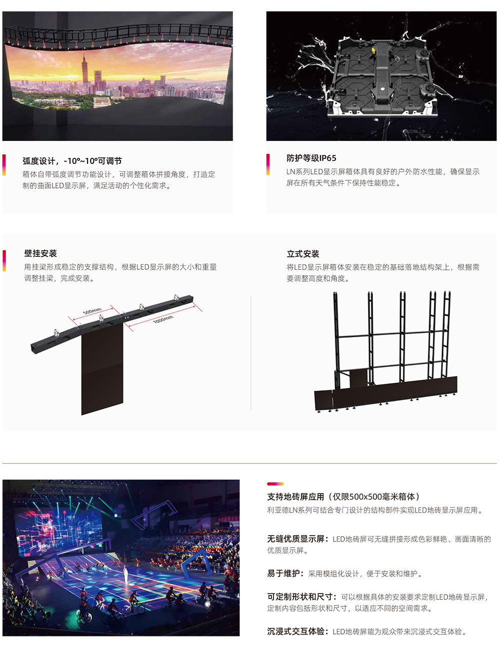 爱游戏app手机版LN系列租赁LED显示屏